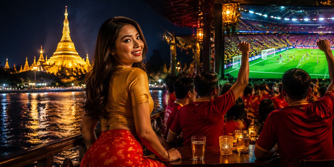 ရန်ကုန် ရွှေတိဂုံဘုရား မ်က်နှာပြင်တွင် ဘောလုံးလောင်းကစား
